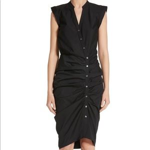 Veronica Beard  Ruched button front dress